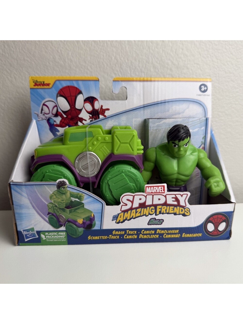 Marvel Spidey Amazing Friends Hulk Smash Truck 4” Figure F3989 Toy New